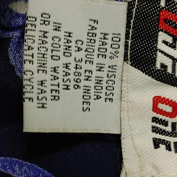 Code One Floral Wrap Skirt Midi Size XL - Picture 5 of 9